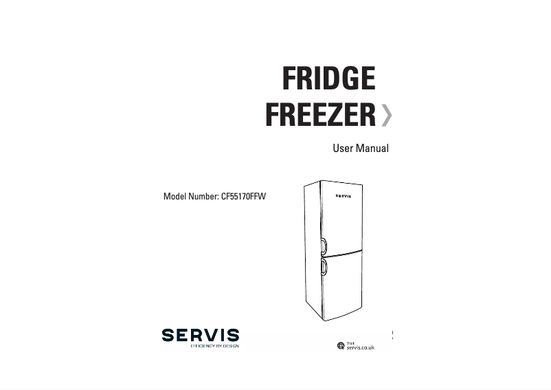 Image de la première page du manuel de l'appareil CF55170FFW