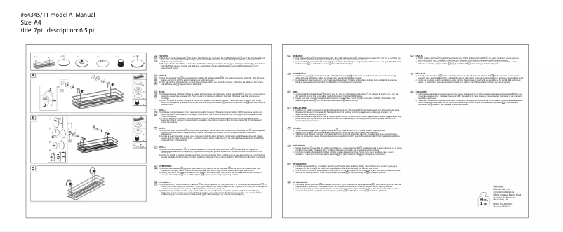 Image de la première page du manuel de l'appareil IAN 64345