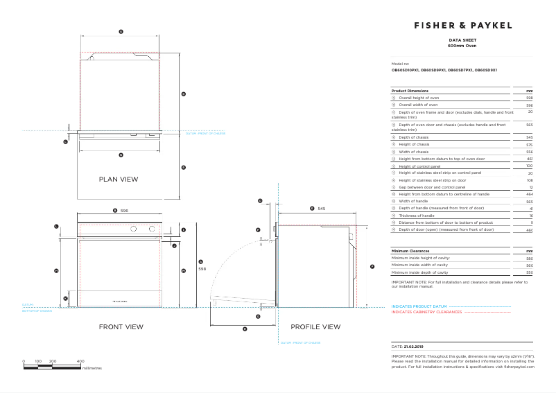 Image de la première page du manuel de l'appareil OB60SD7PX1