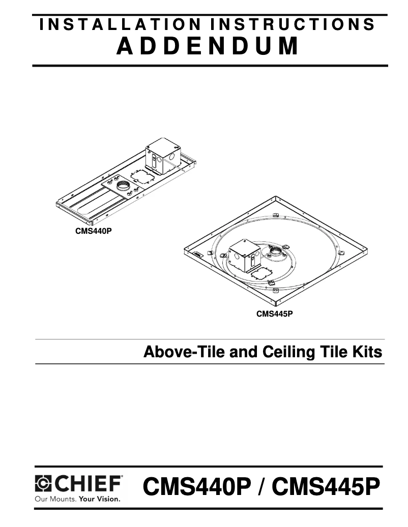 Image de la première page du manuel de l'appareil CMS440P