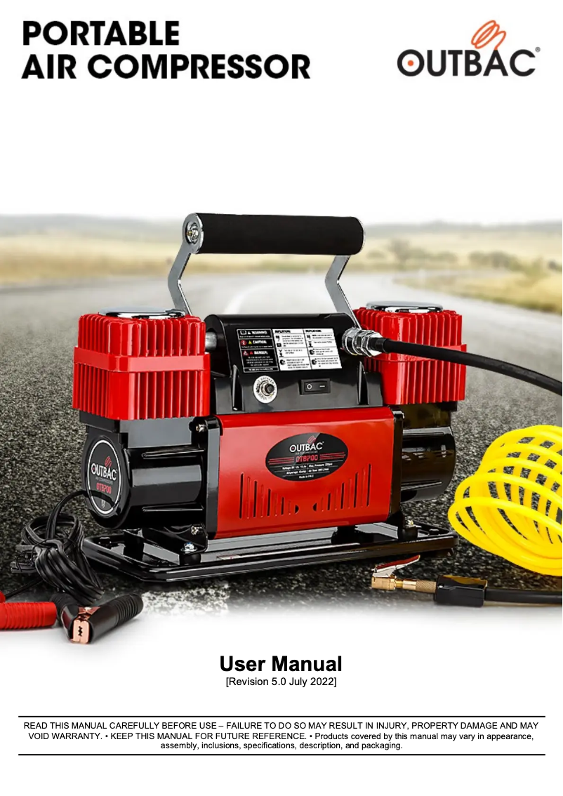 Image de la première page du manuel de l'appareil OTB700