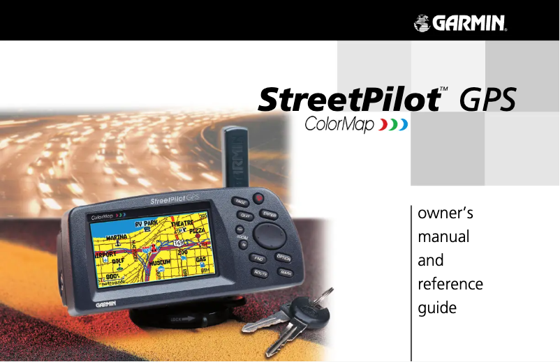 Page n°1 - Manuel utilisateur Garmin StreetPilot GPS ColorMap