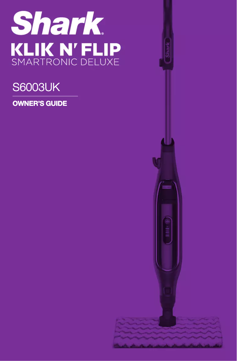 Page 1 de la notice Manuel utilisateur Shark Klik n' Flip S6003UK