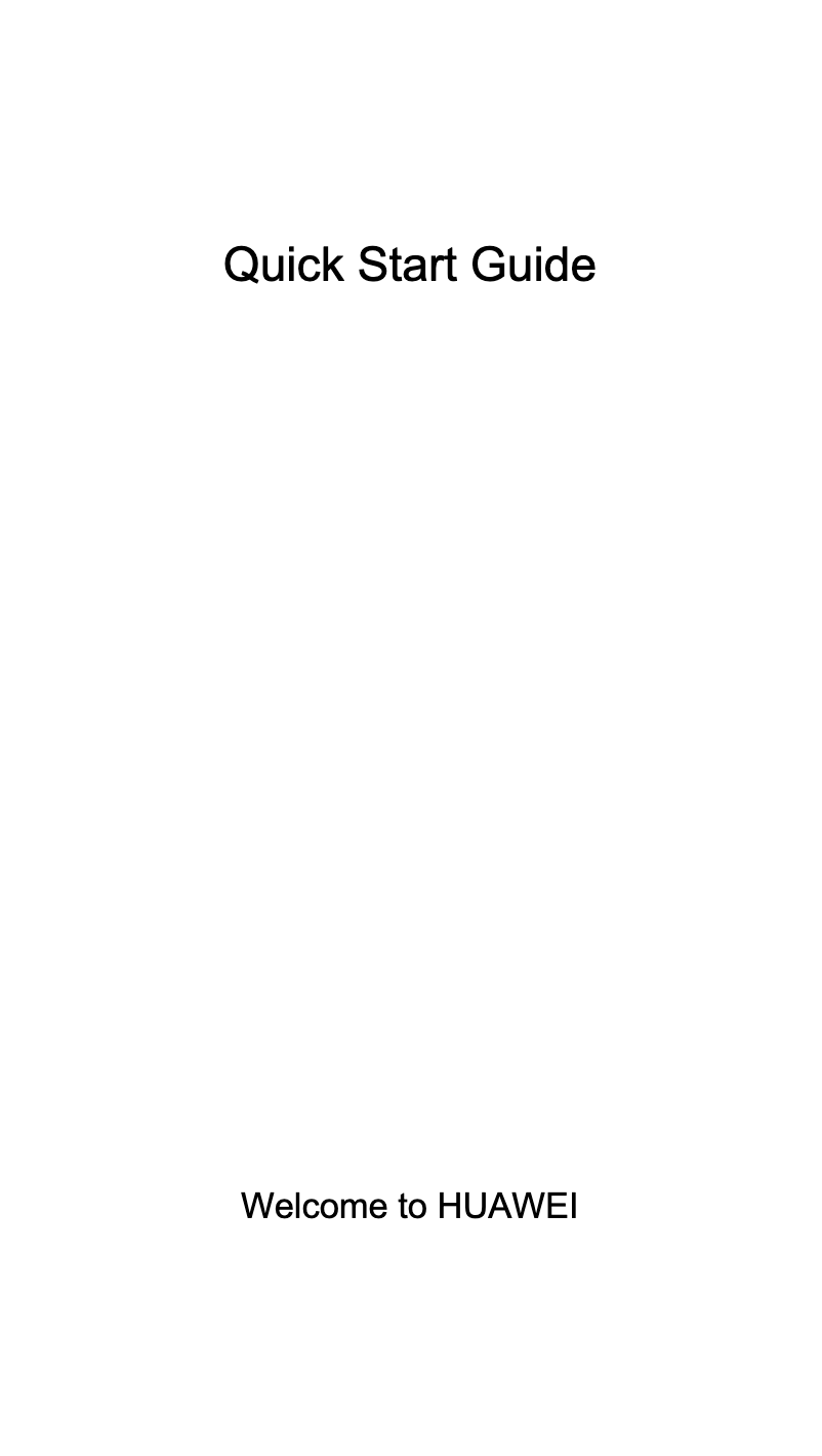 Image de la première page du manuel de l'appareil Ascend C8655