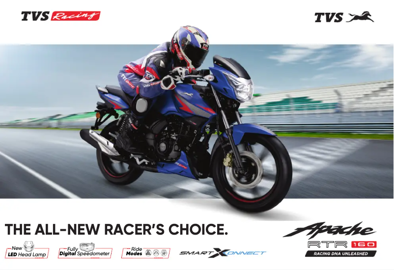 Page 1 de la notice Manuel utilisateur TVS Apache RTR 160 2V