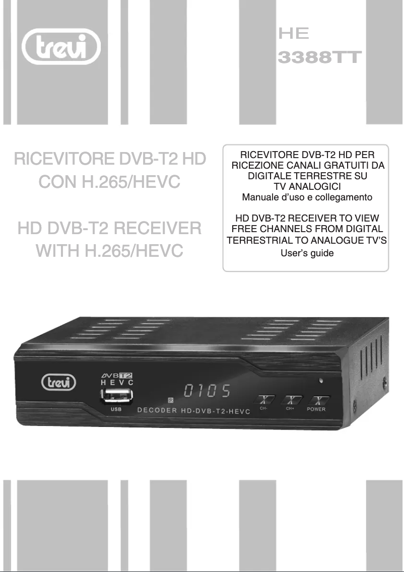 Image de la première page du manuel de l'appareil HE 3388 TT