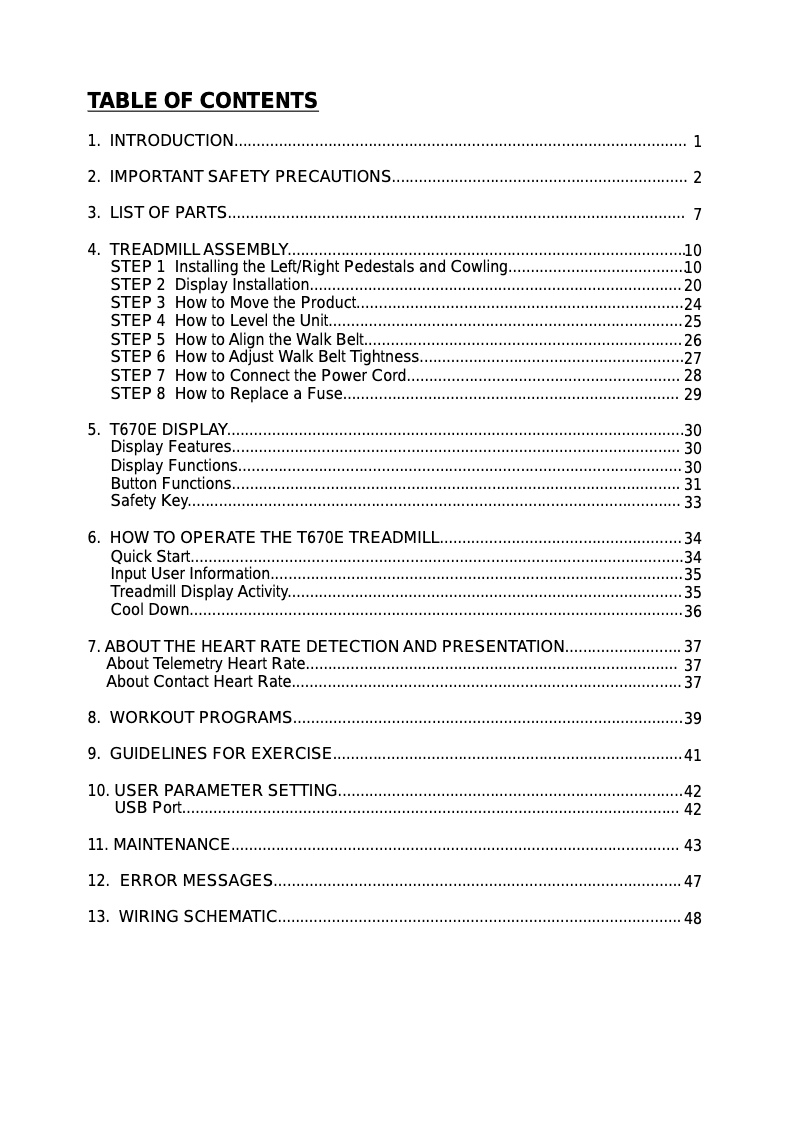 Image de la première page du manuel de l'appareil T670E