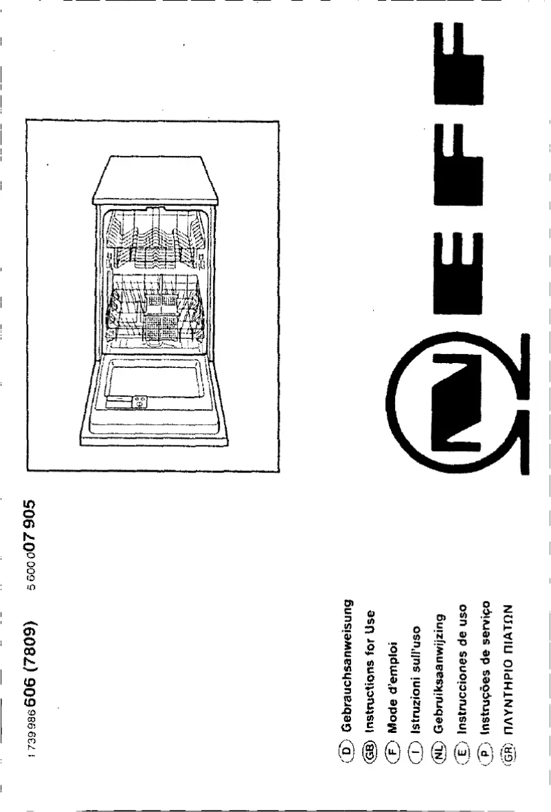 Page n°1 - Manuel utilisateur Neff S4752N