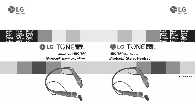 Image de la première page du manuel de l'appareil Tone Pro