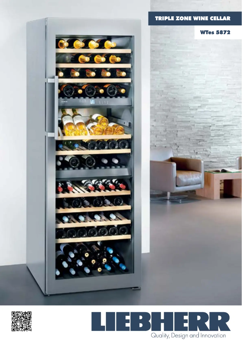 Page 1 de la notice Fiche technique Liebherr WTes 5872