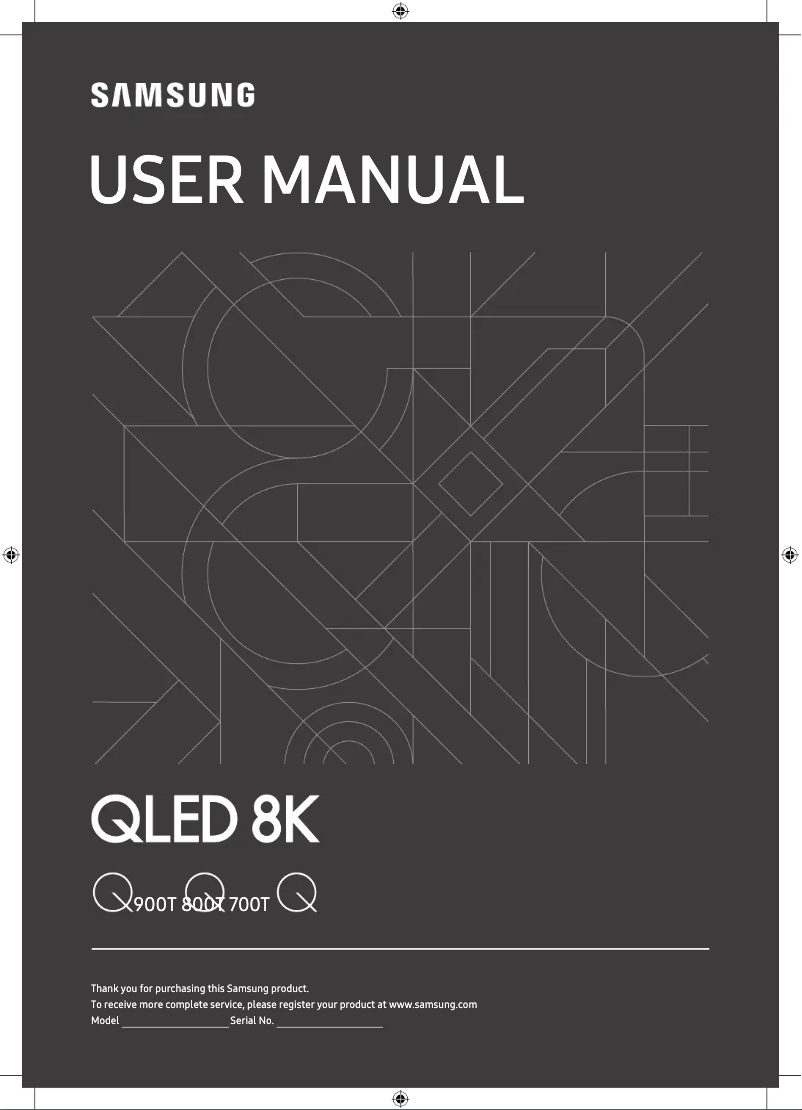 Page n°1 - Manuel utilisateur Samsung GQ82Q800TGT