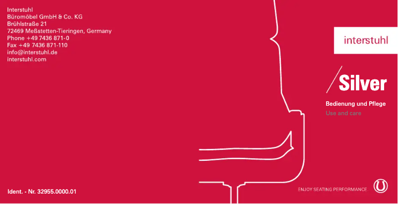 Page n°1 - Manuel utilisateur Interstuhl Silver 101S