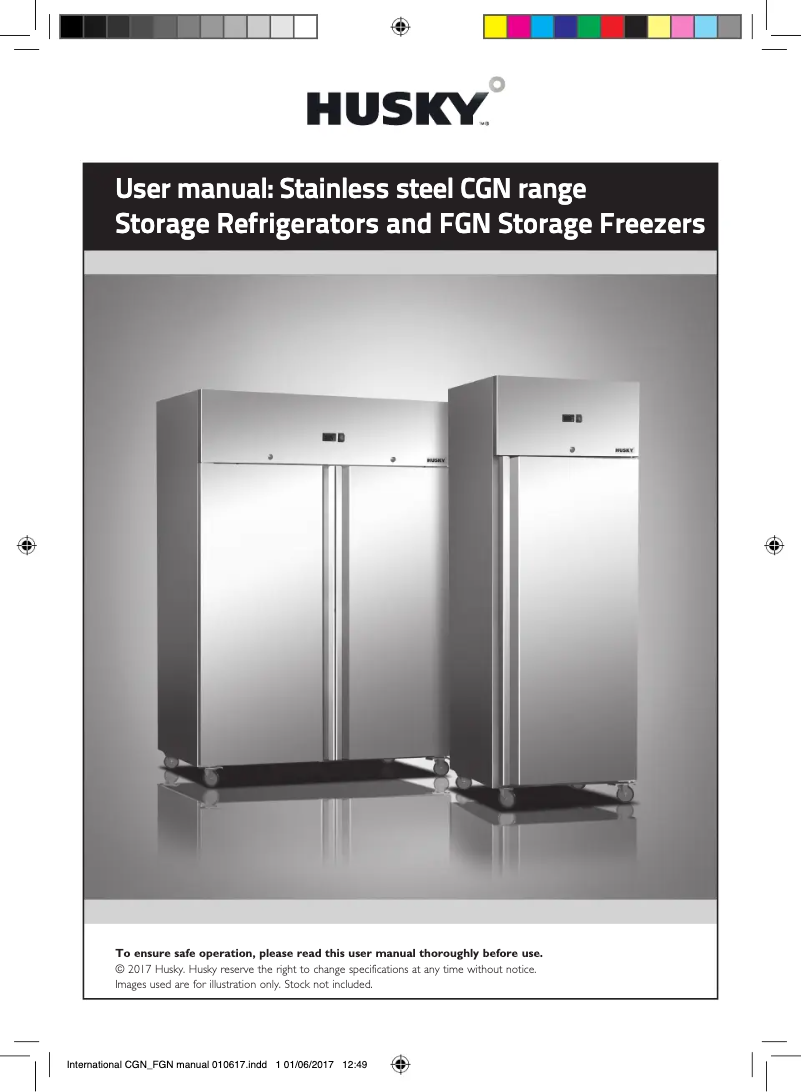 Page 1 de la notice Manuel utilisateur Husky FGN1400-AU-AL