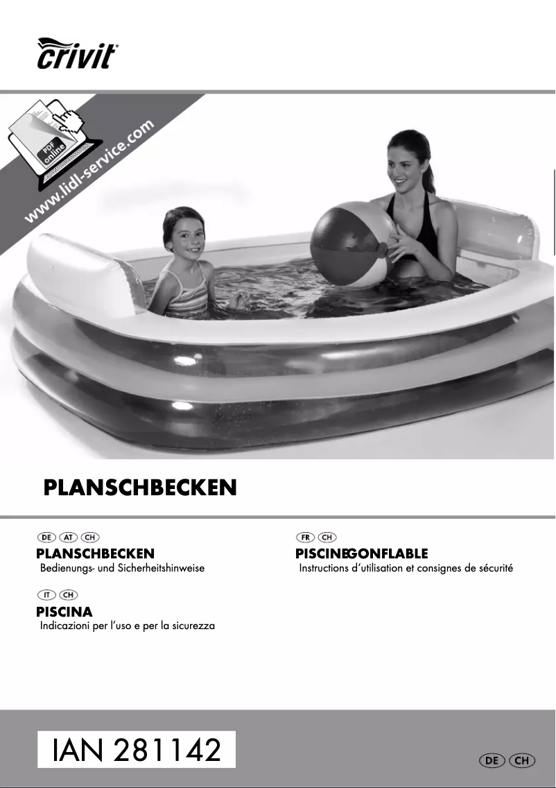 Page n°1 - Manuel utilisateur Crivit IAN 281142