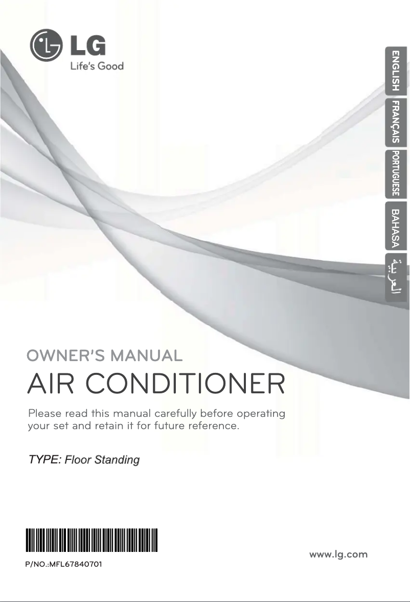 Page 1 de la notice Manuel utilisateur LG TPNH1008FA4