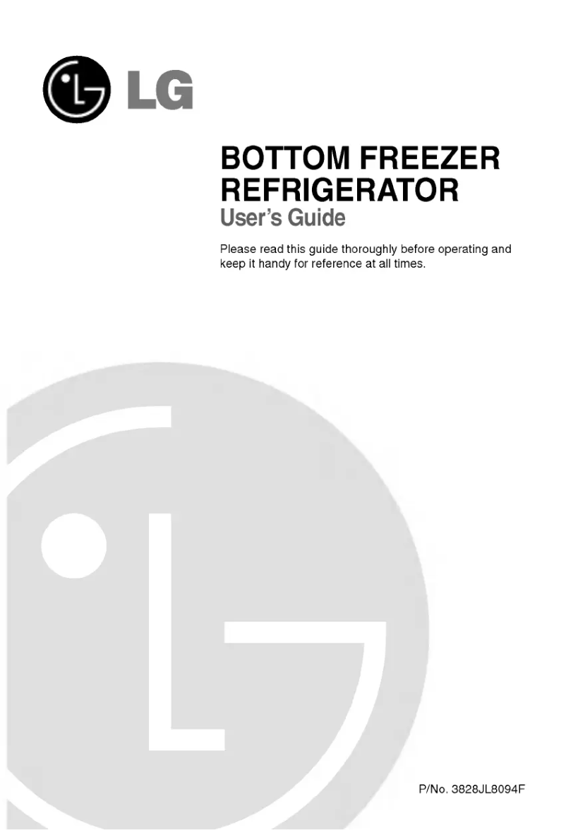 Image de la première page du manuel de l'appareil GR-C258UGL