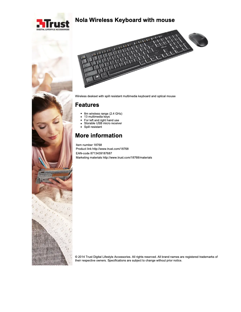 Image de la première page du manuel de l'appareil Nola 19131