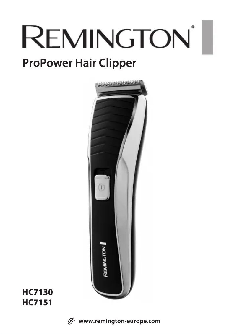 Page 1 de la notice Manuel utilisateur Remington ProPower HC7130