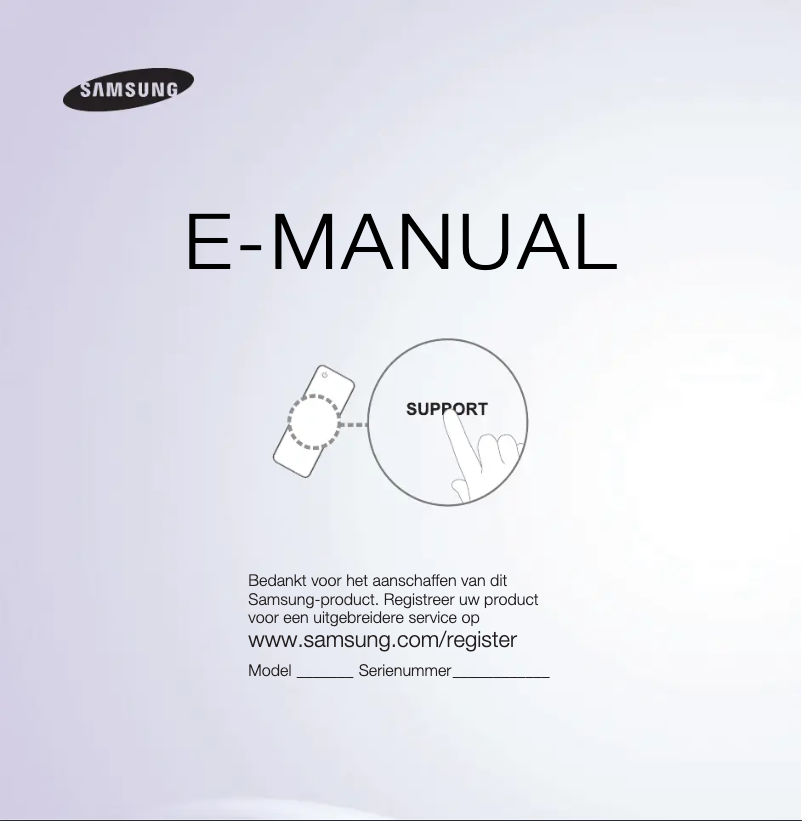 Page n°1 - Manuel utilisateur Samsung UE75ES9000