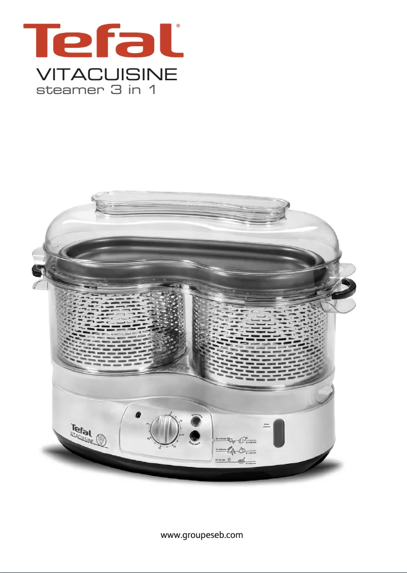 Page 1 de la notice Manuel utilisateur Tefal VitaCuisine