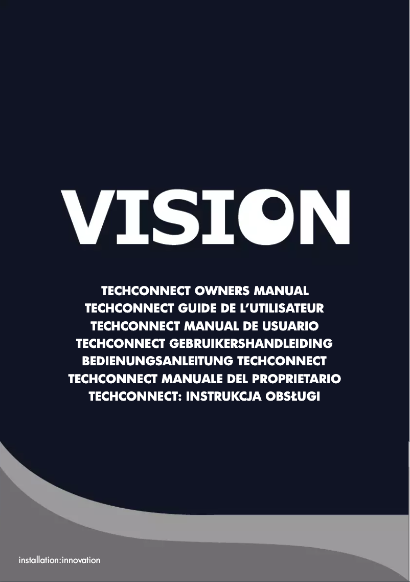 Page n°1 - Manuel utilisateur Vision TC2-15MCABLES