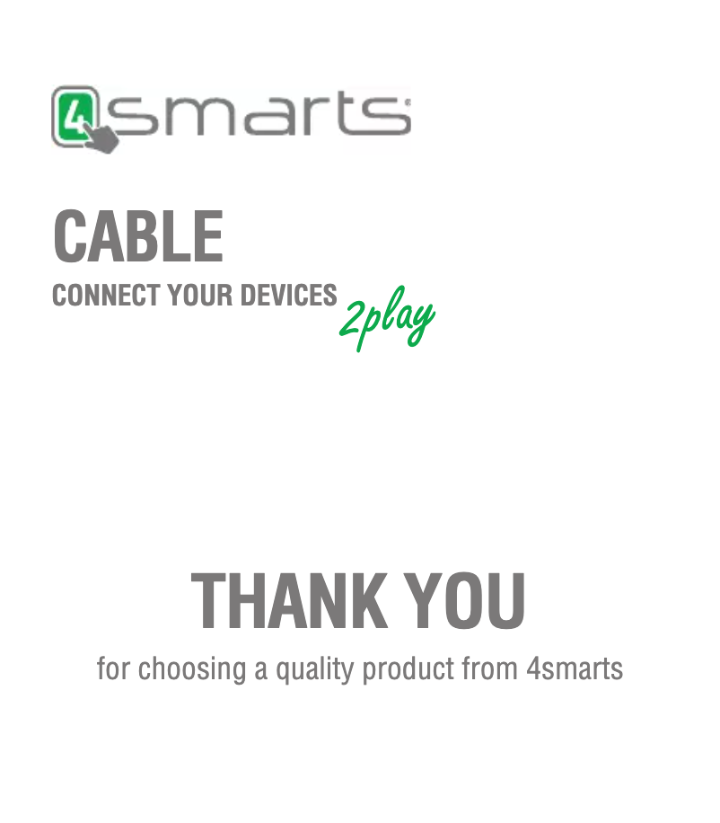 Page n°1 - Manuel utilisateur 4smarts USB Type-C