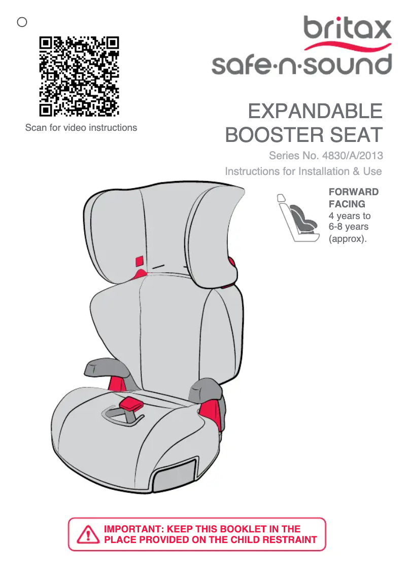 Página 1 del manual Manual de usuario Britax Safe-n-Sound Hi-Liner SG