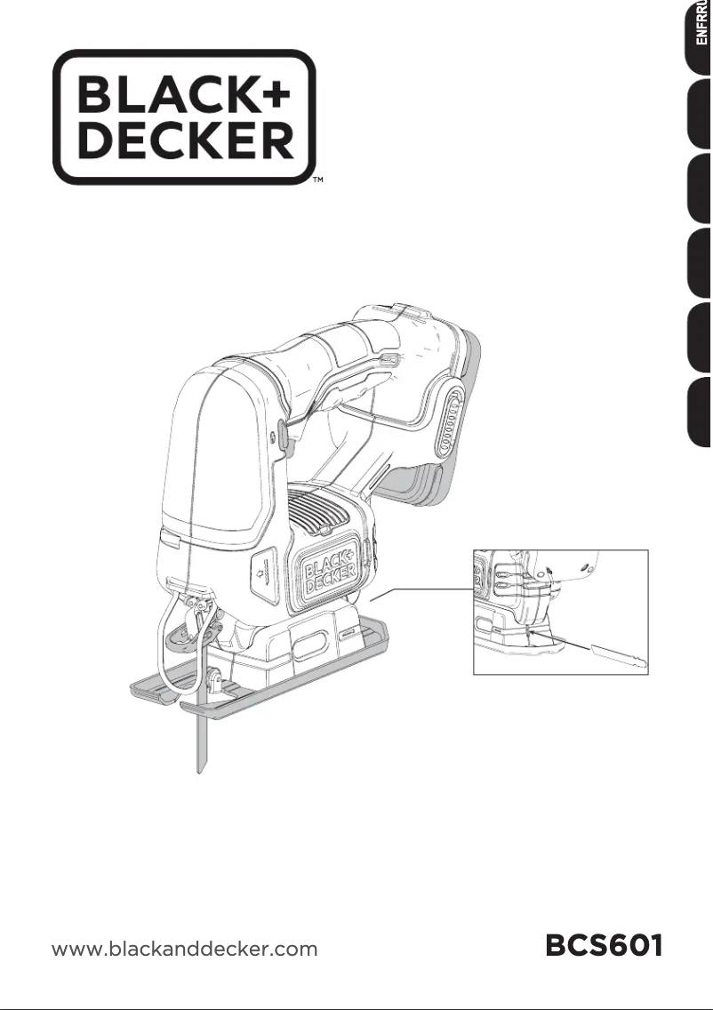 Page n°1 - Manuel utilisateur Black & Decker BCS601