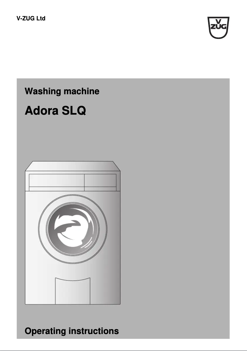 Image de la première page du manuel de l'appareil Adora SLQ