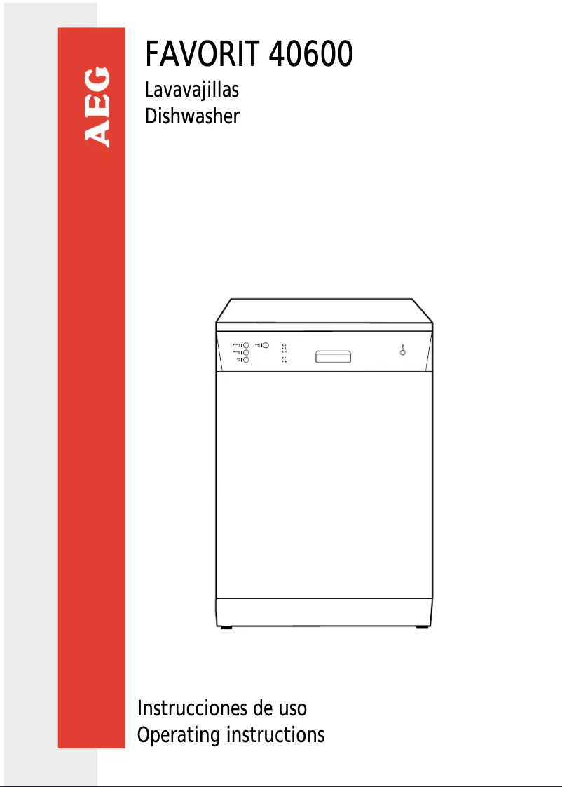 Page 1 de la notice Manuel utilisateur AEG Favorit 40600