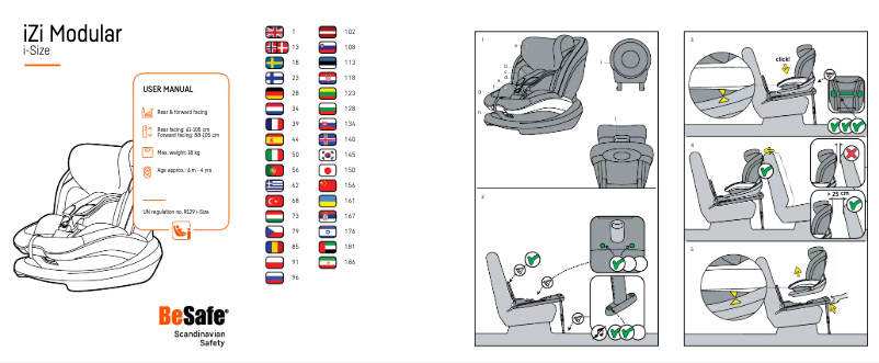 Página 1 del manual Manual de usuario BeSafe iZi Modular i-Size