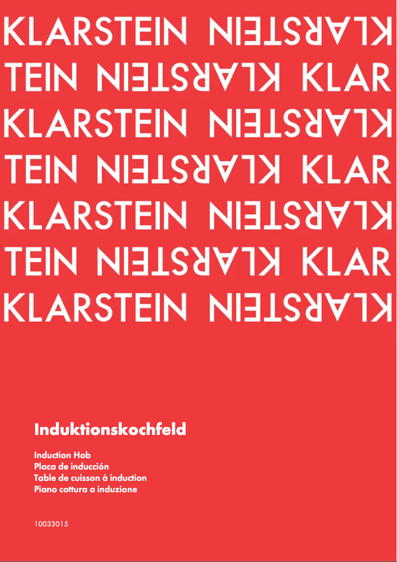 Image de la première page du manuel de l'appareil 10033015