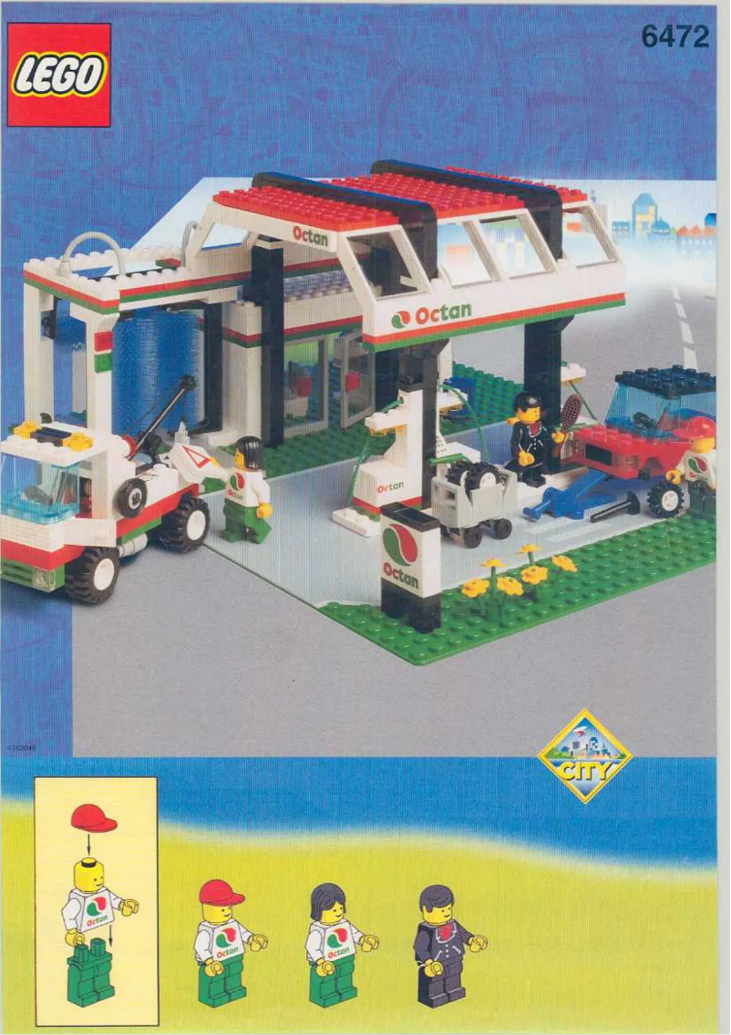 Page 1 de la notice Manuel utilisateur Lego OCTAN GAS STATION