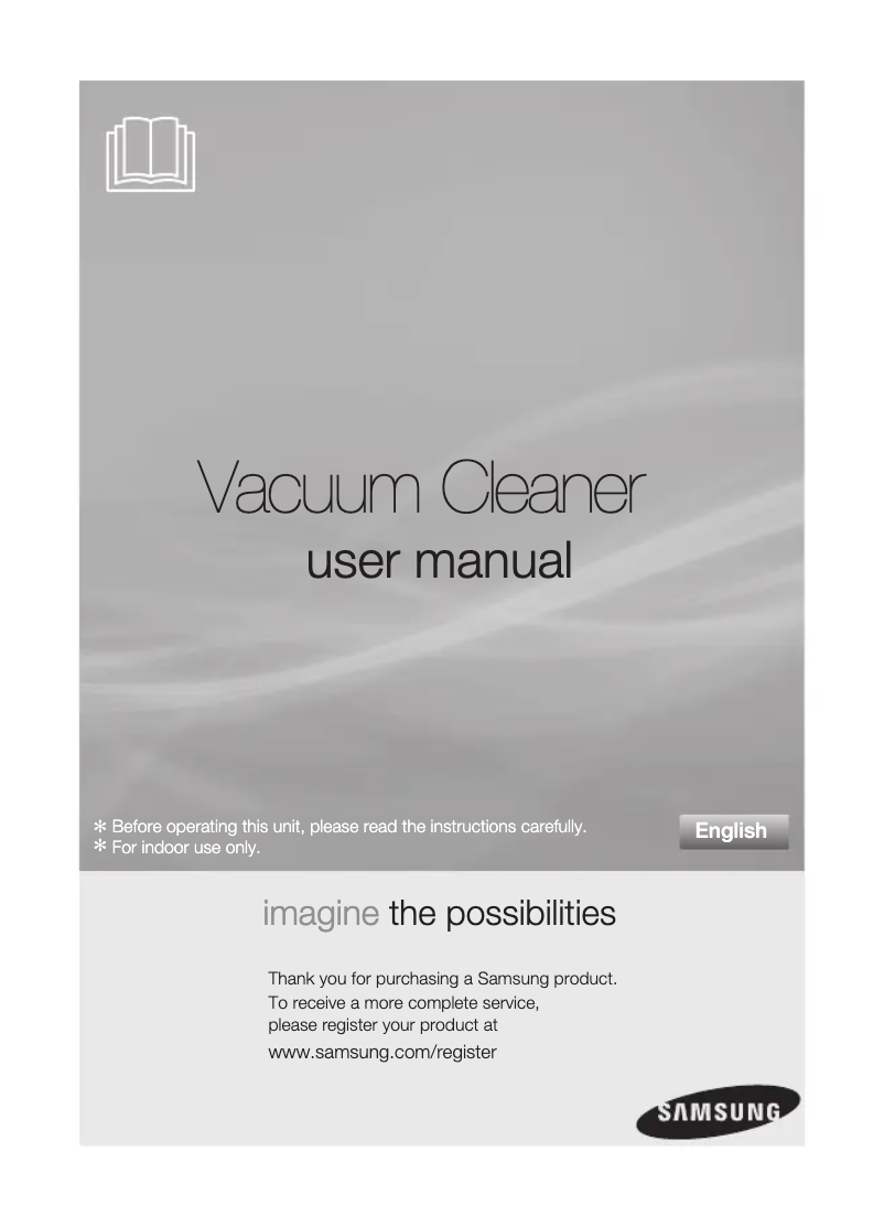 Page n°1 - Manuel utilisateur Samsung SC4740