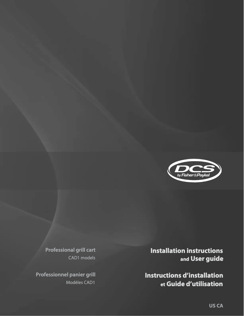 Page 1 de la notice Manuel utilisateur DCS CAD148