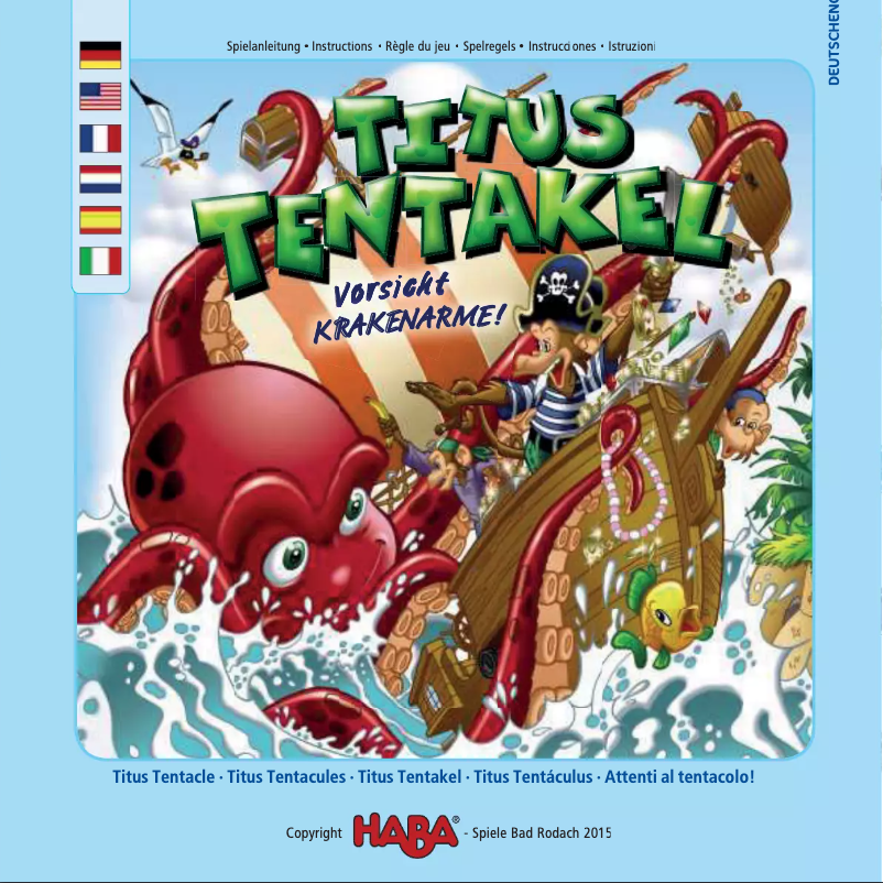 Page 1 of the manual User Manual HABA Titus Tentakel