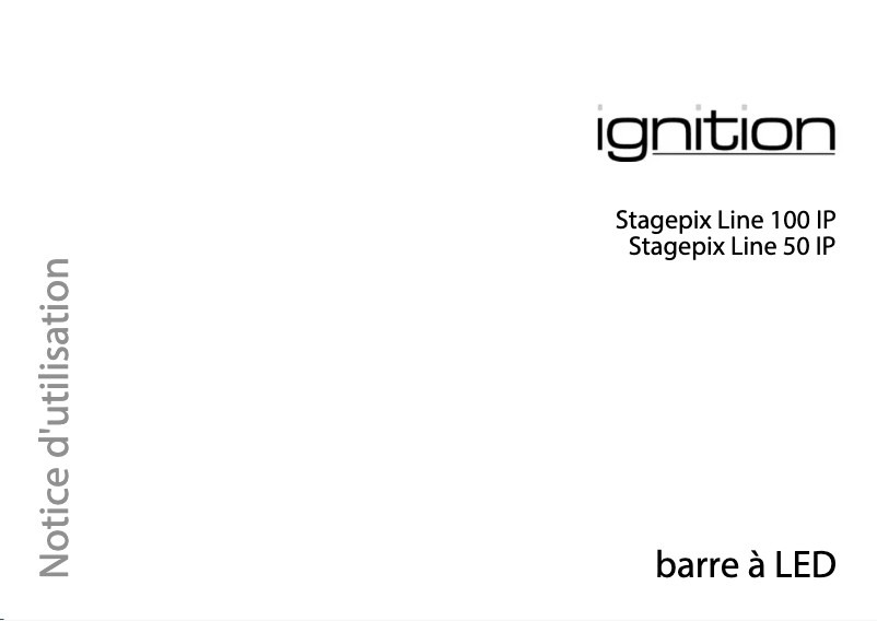 Image de la première page du manuel de l'appareil Stagepix Line 100