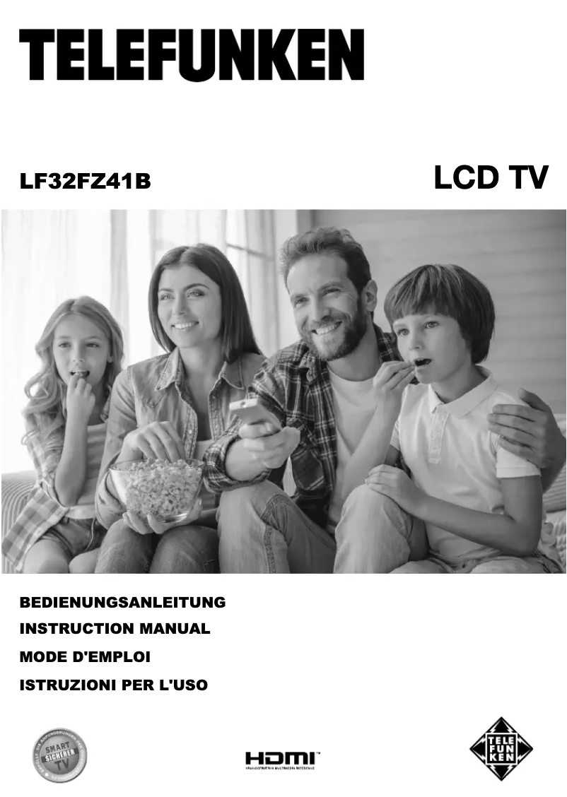 Page n°1 - Manuel utilisateur Telefunken LF32FZ41B