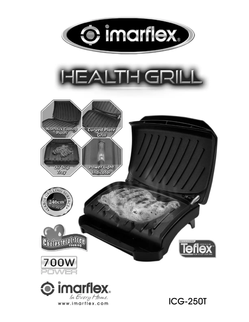 Image de la première page du manuel de l'appareil ICG-250T