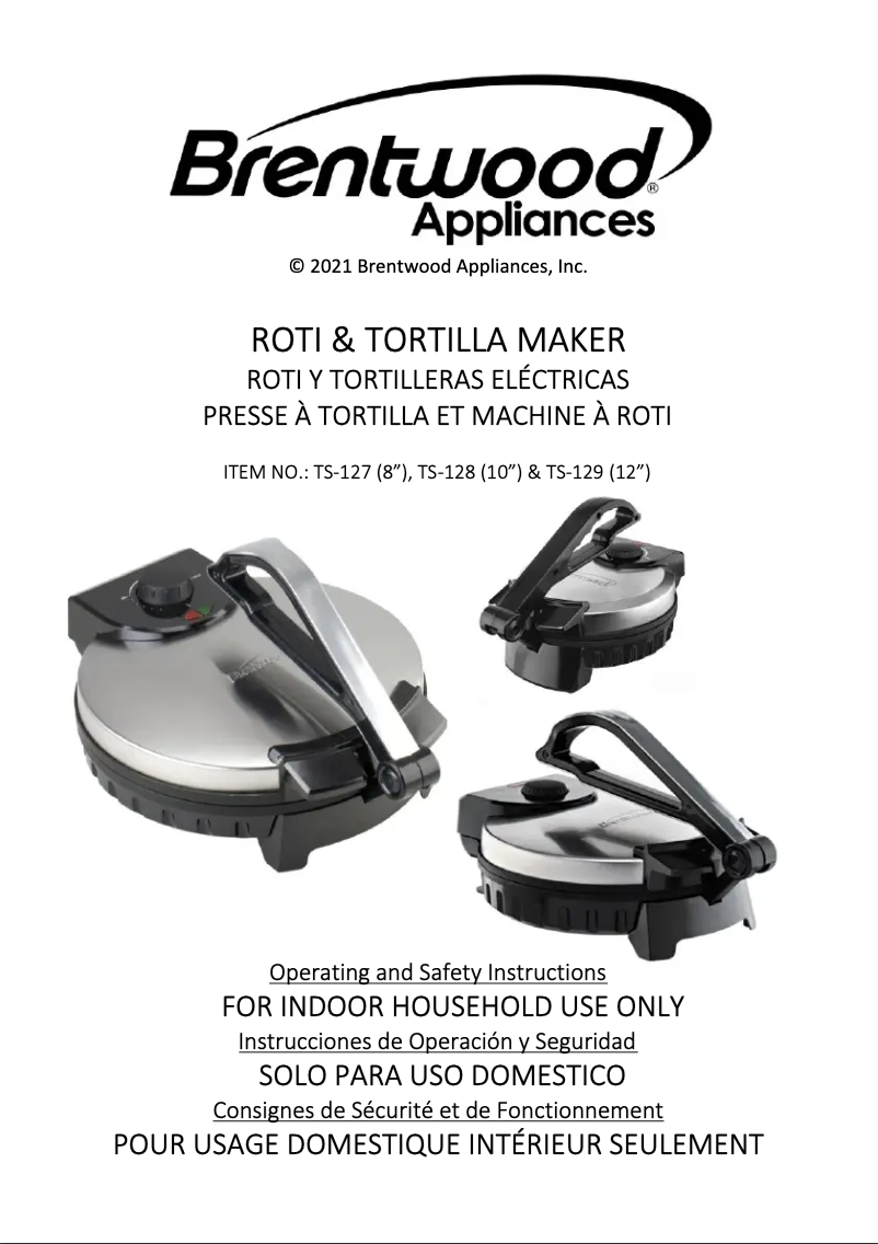 Image de la première page du manuel de l'appareil TS-127