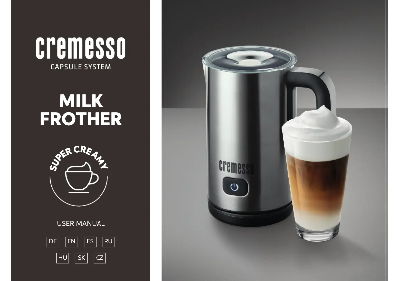 Page 1 de la notice Manuel utilisateur Cremesso DCR100