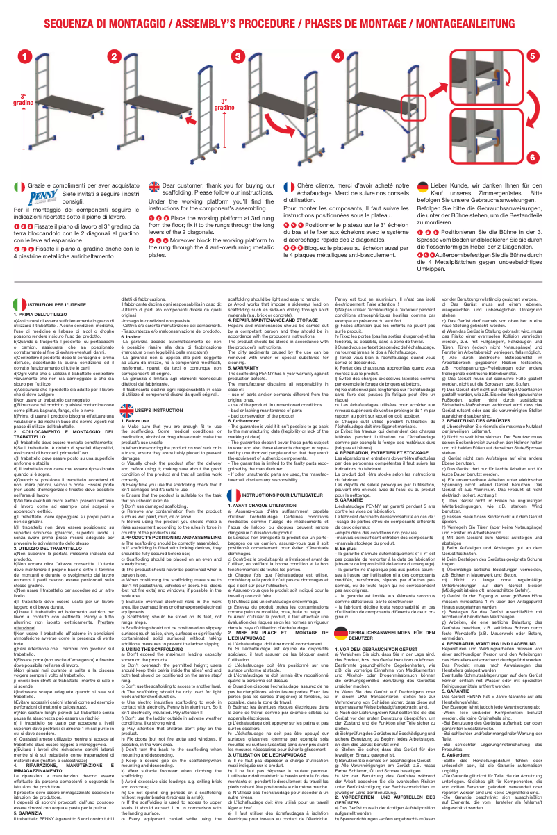 Image de la première page du manuel de l'appareil Penny