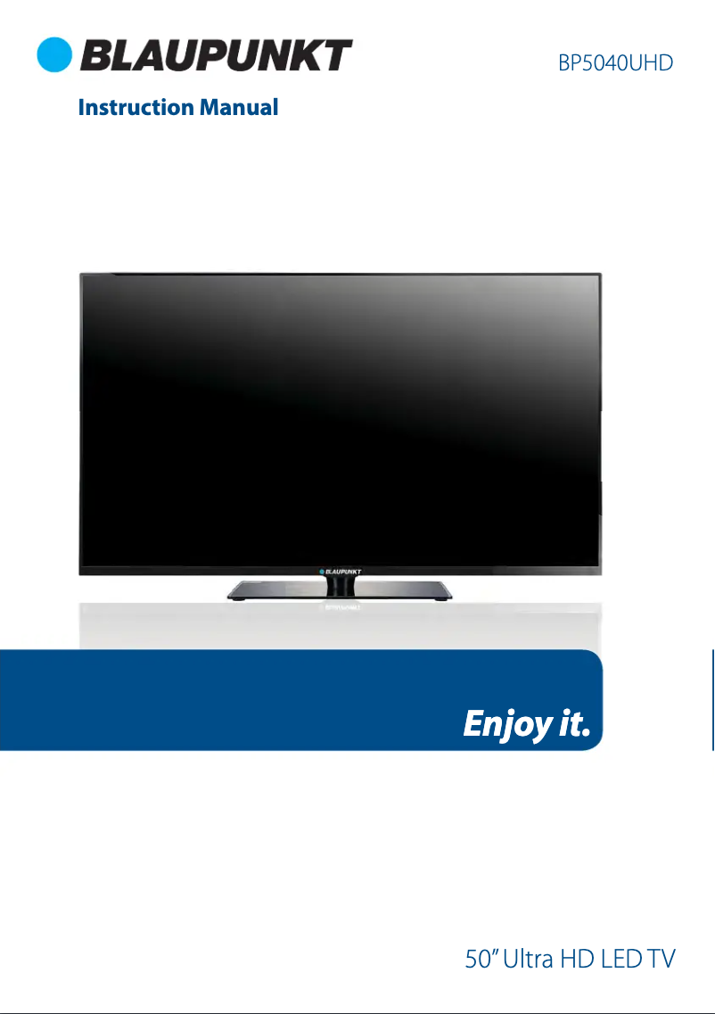 Page n°1 - Manuel utilisateur Blaupunkt BP5040UHD