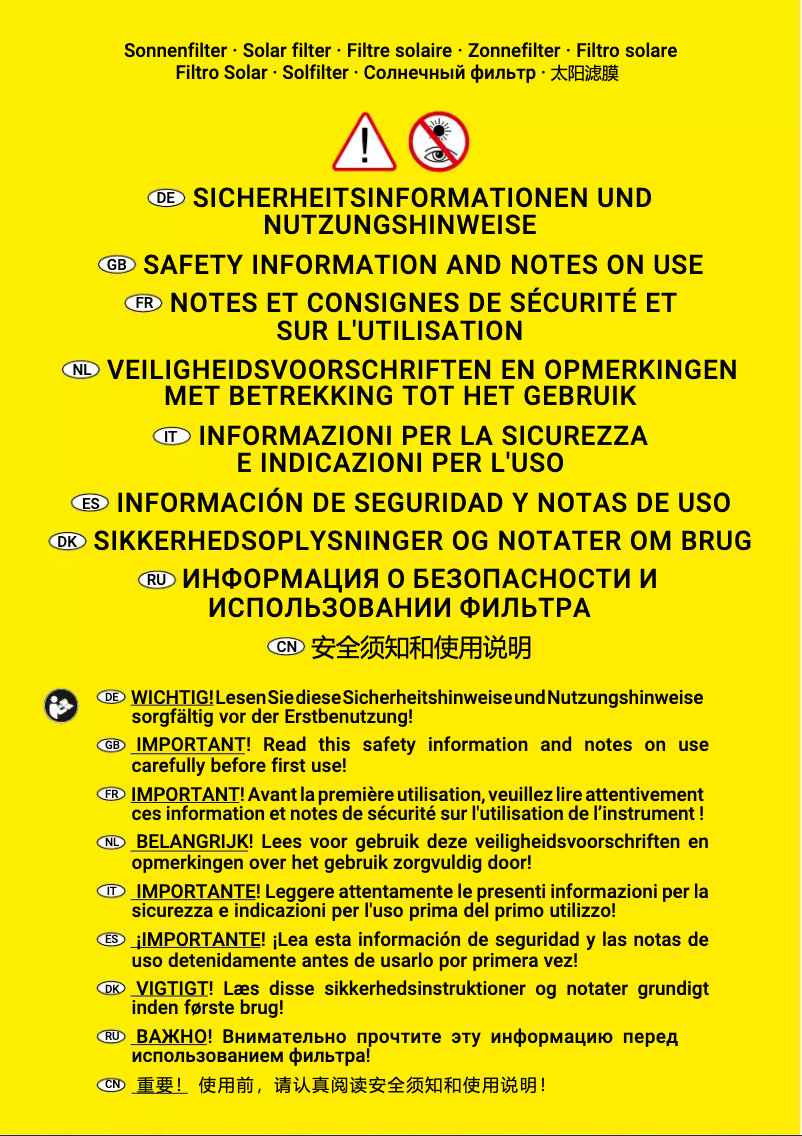 Page n°1 - Manuel utilisateur Bresser Solarix