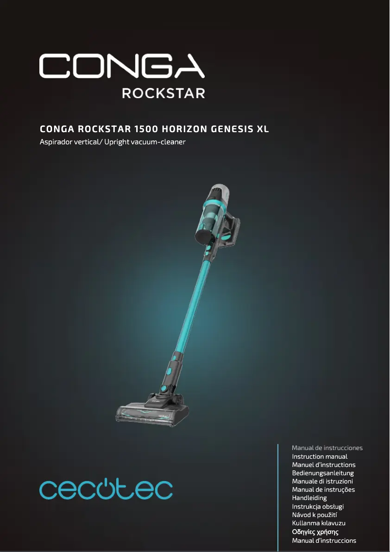 Page n°1 - Manuel utilisateur Cecotec Conga Rockstar 1500 Horizon Genesis XL