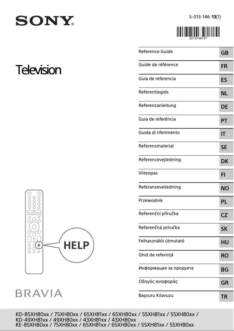 Página 1 del manual Manual de usuario Sony KD-49XH8077