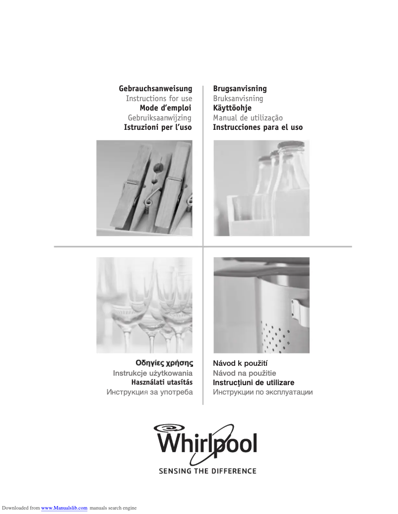 Page 1 de la notice Manuel utilisateur Whirlpool PRO 025 IX