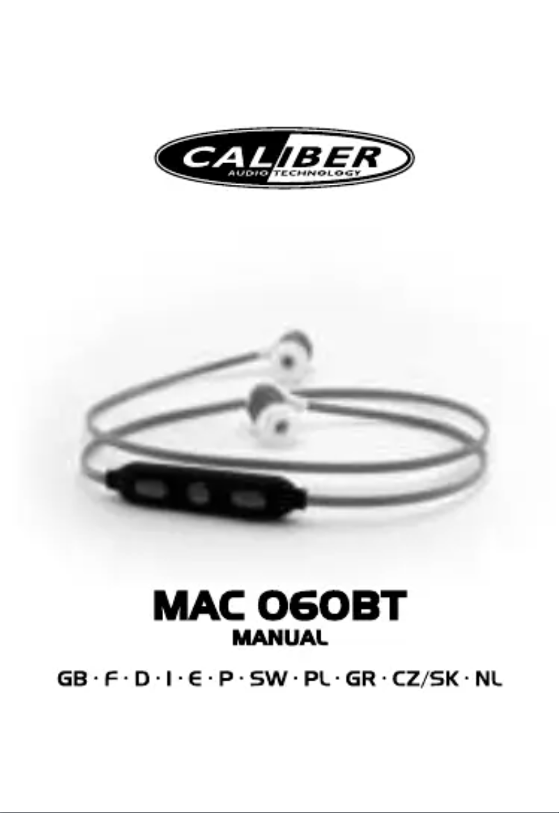 Image de la première page du manuel de l'appareil MAC 060BT