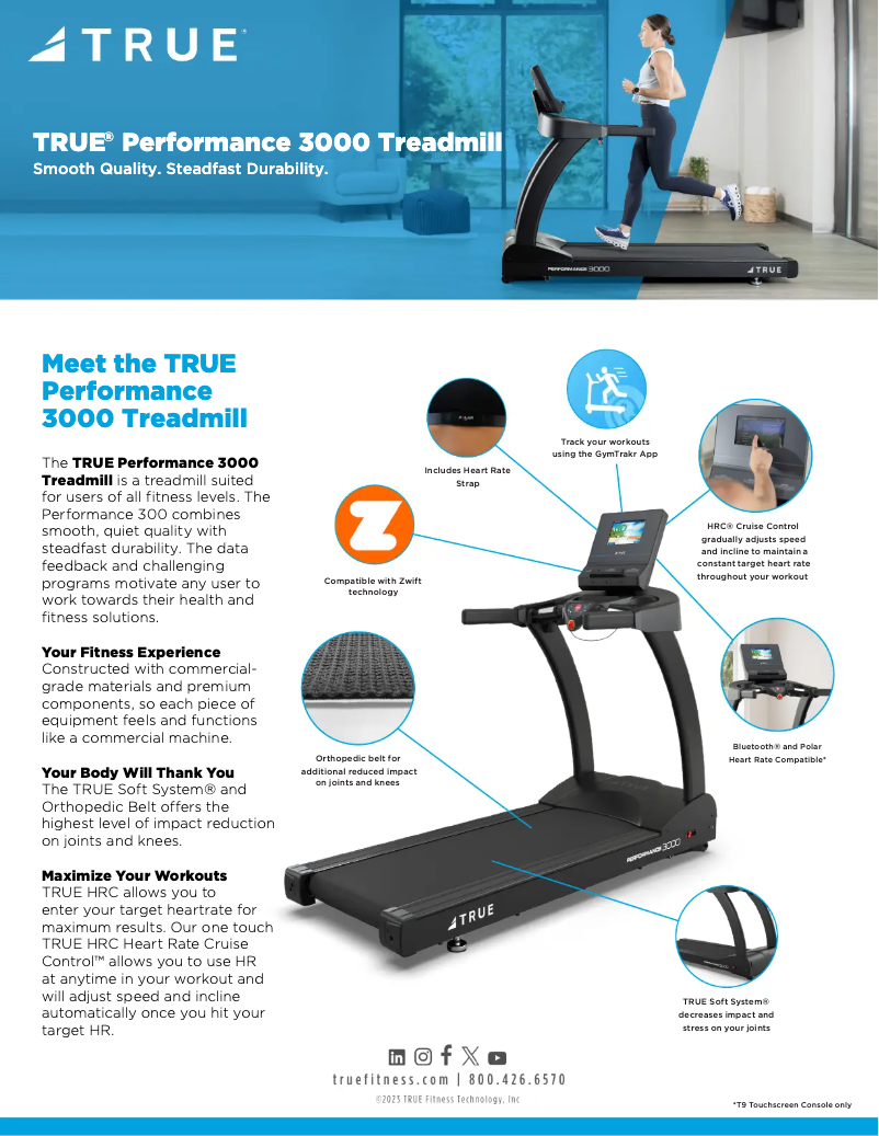 Page n°1 - Fiche technique True Performance 3000