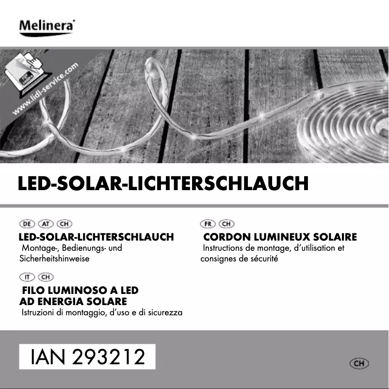 Page n°1 - Manuel utilisateur Melinera IAN 293212